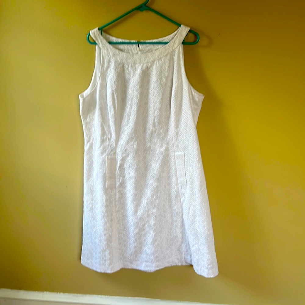 Talbots white Women’s  sundress dress size 18